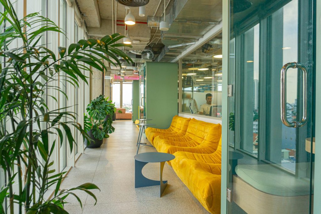 Find your calm. The Sentry offers peaceful nooks for focus and a moment of quiet reflection.