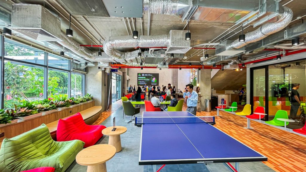 Glass partitions create private, sound-controlled areas without sacrificing natural light or a sense of connection.