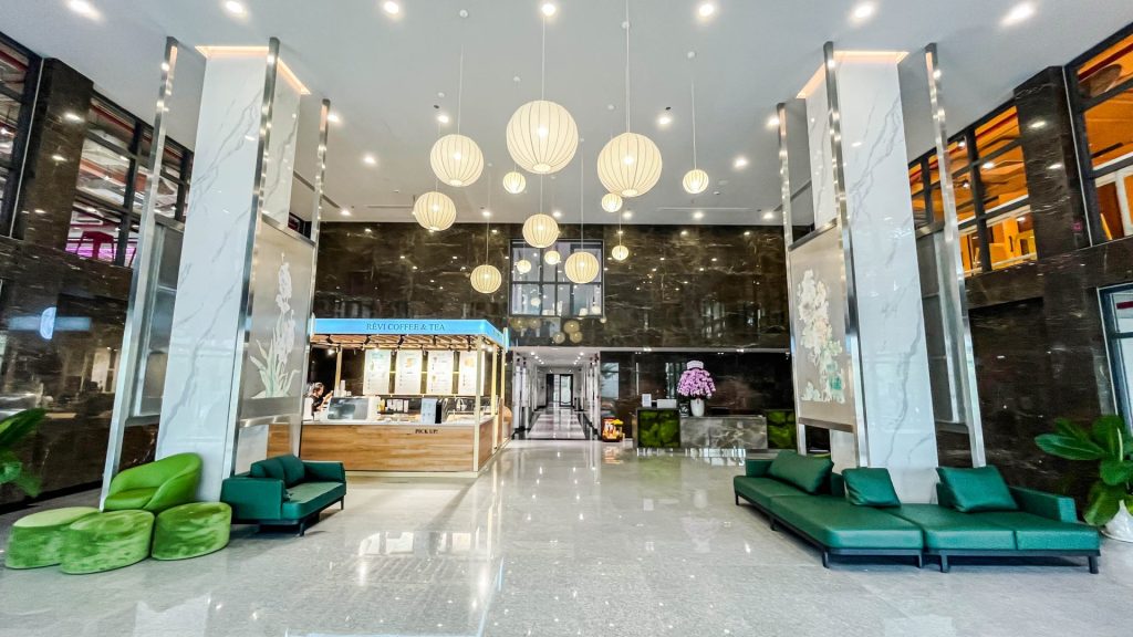 The Sentry's vibrant main entrance.