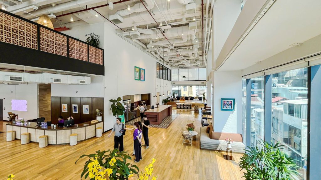 A welcoming reception desk at The Sentry.